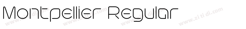 Montpellier Regular字体转换 Montpellier Regular字体转换